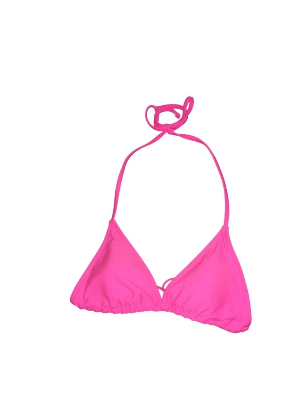 Forever 21 Hot Pink Triangle Bikini Top Small